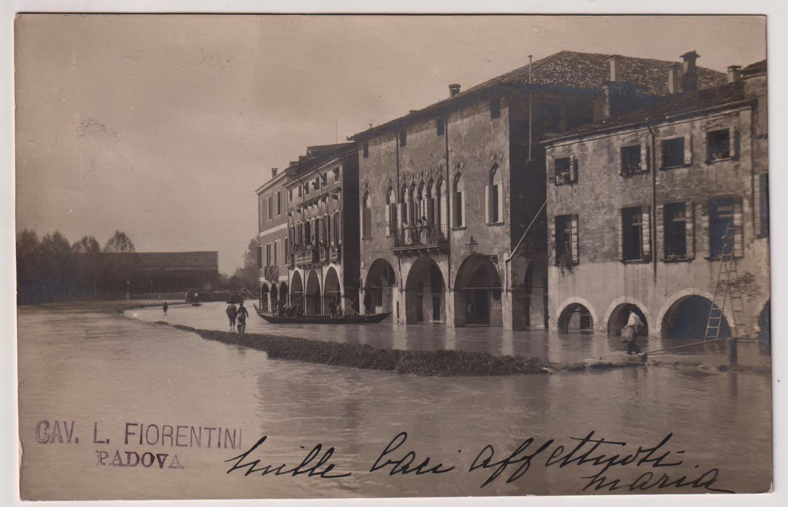 Padova Da Ponte S. Agostino verso riviera Paleocapa